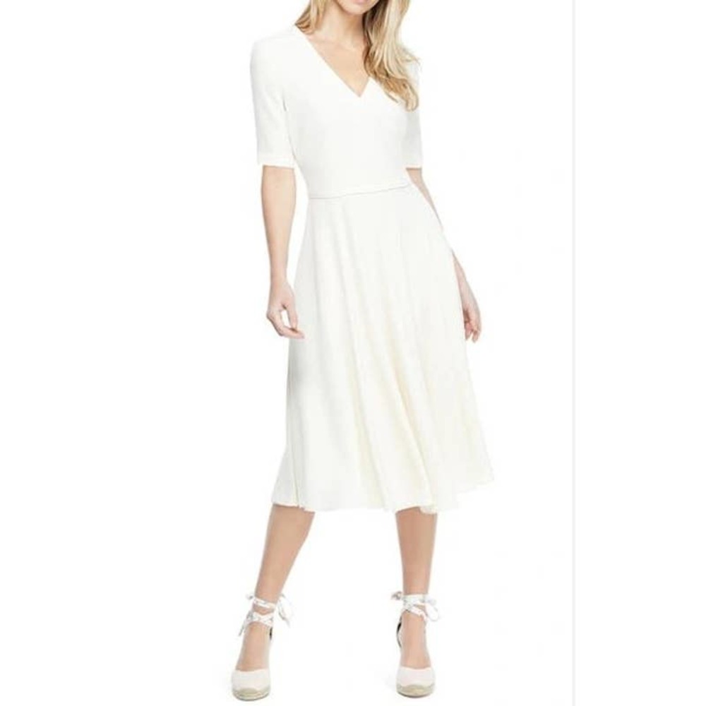 Gal Meets Glam White Midi Dress